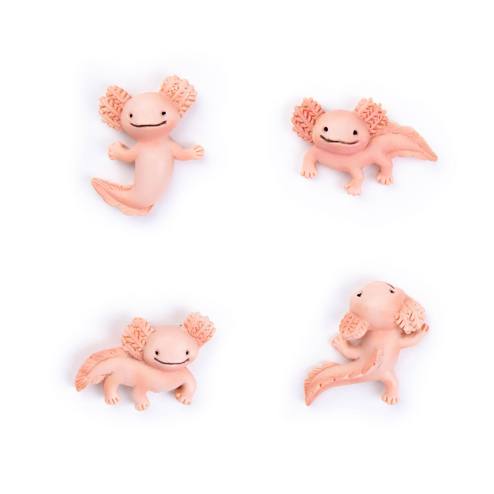 Axolotl Mini Magnets (set of 4)