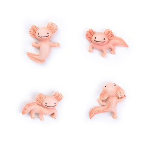 Axolotl Mini Magnets (set of 4)
