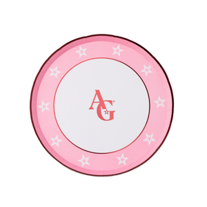 American Girl Pink Logo Small Plates