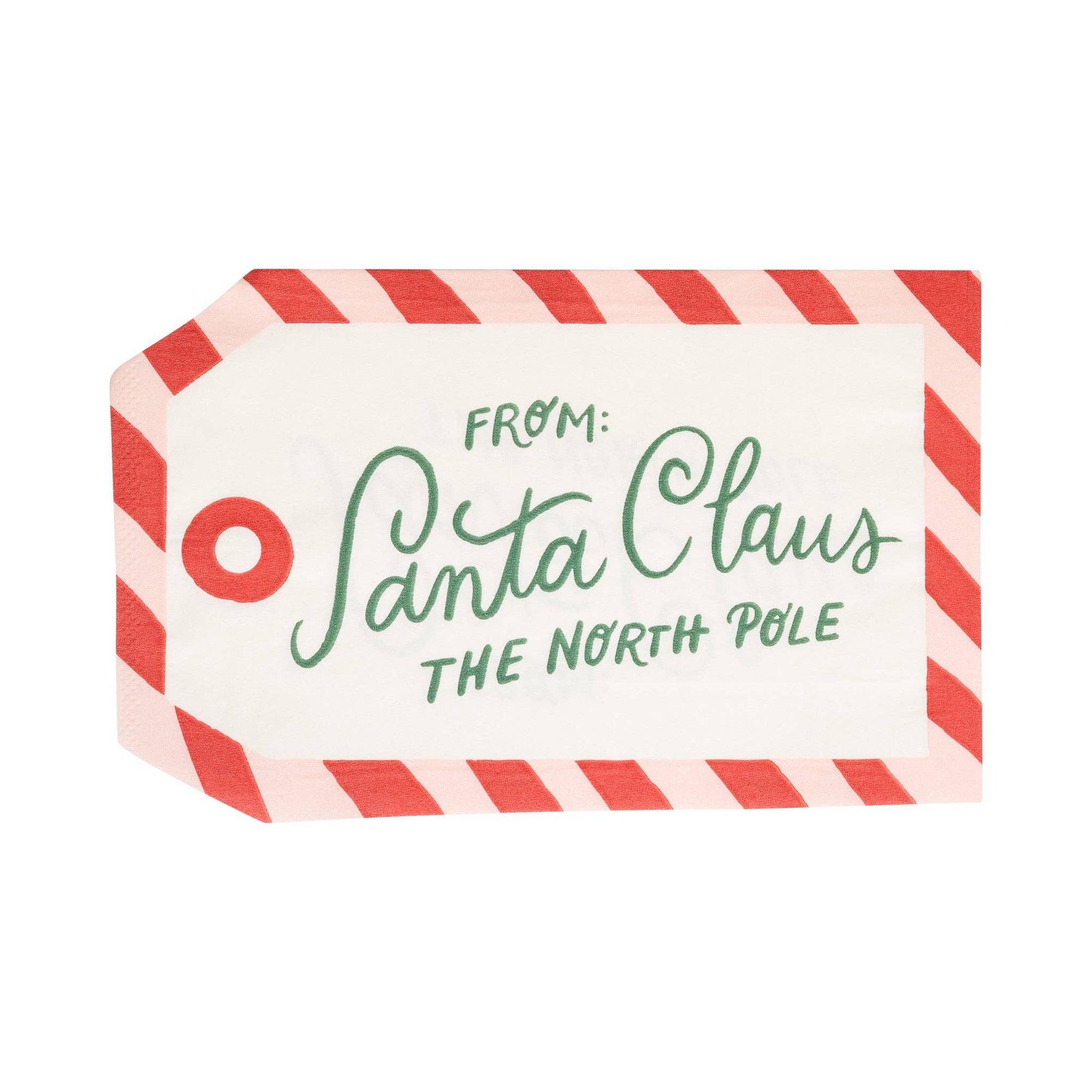 From Santa Claus Tag Dinner Napkin