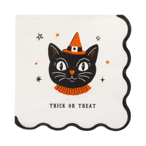 Vintage Halloween Characters Cocktail Napkin Set (2 designs!)