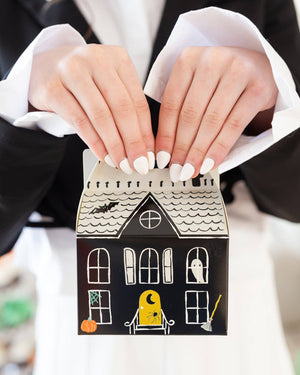 Haunted House Gable Treat Boxes (set of 6!)