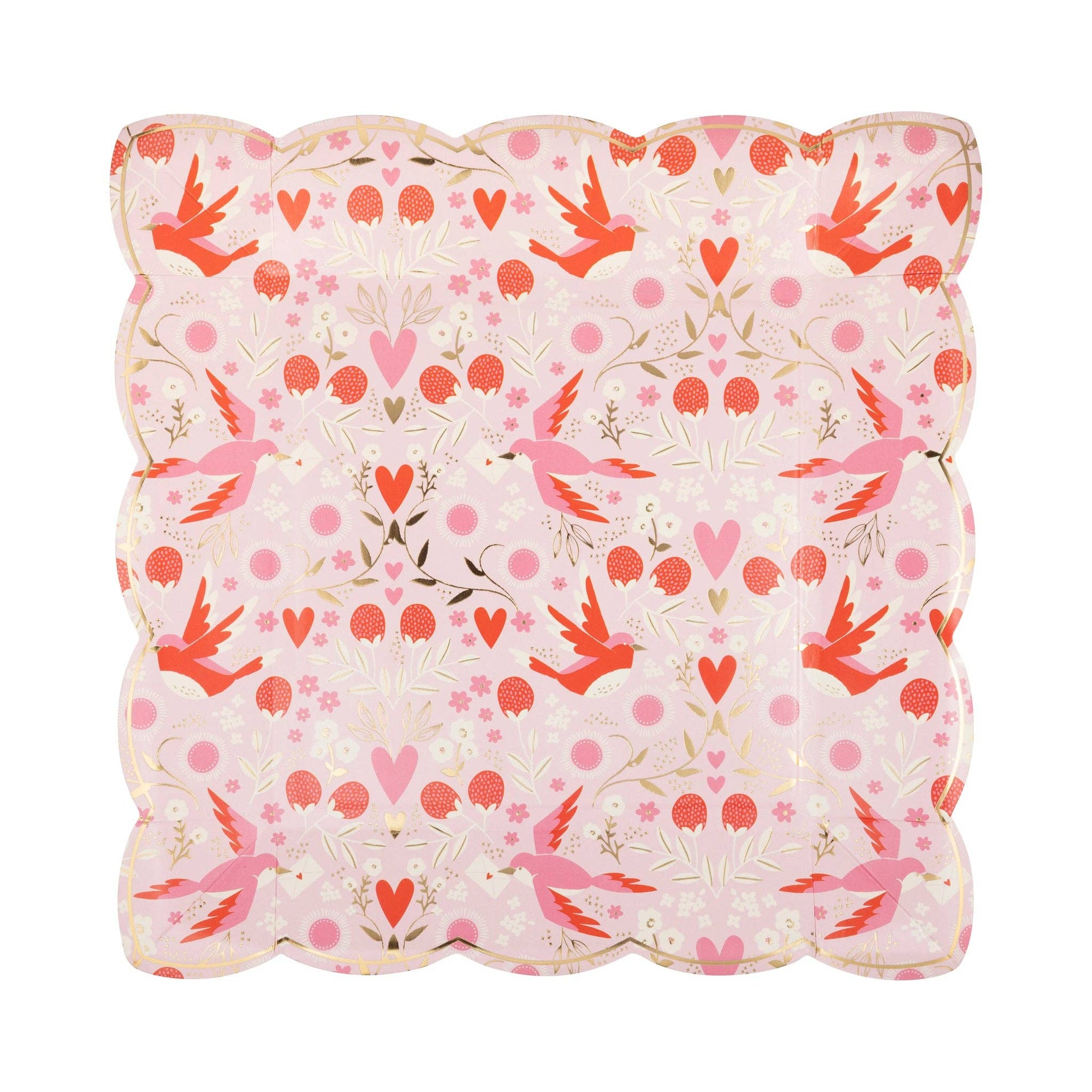 Love Birds Pattern Plate