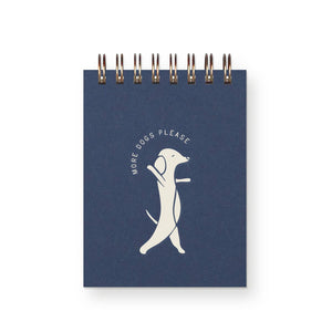 More Dogs, Please Mini Jotter Notebook