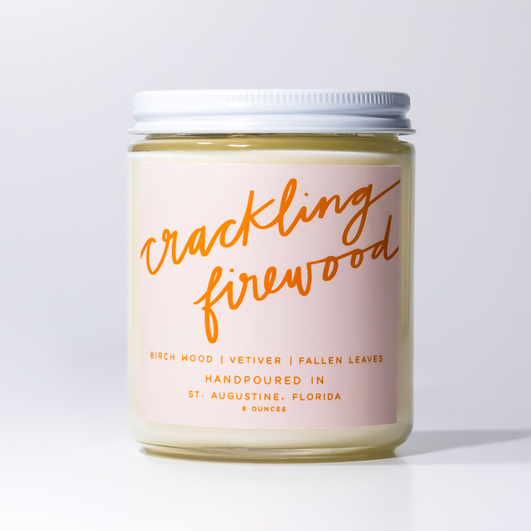Crackling Firewood Hand-Poured Soy Candle