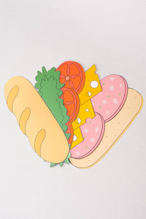 Sandwich Bookmark Set, Sandwich