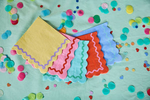Rainbow Ric Rac Assorted Lunch Napkin