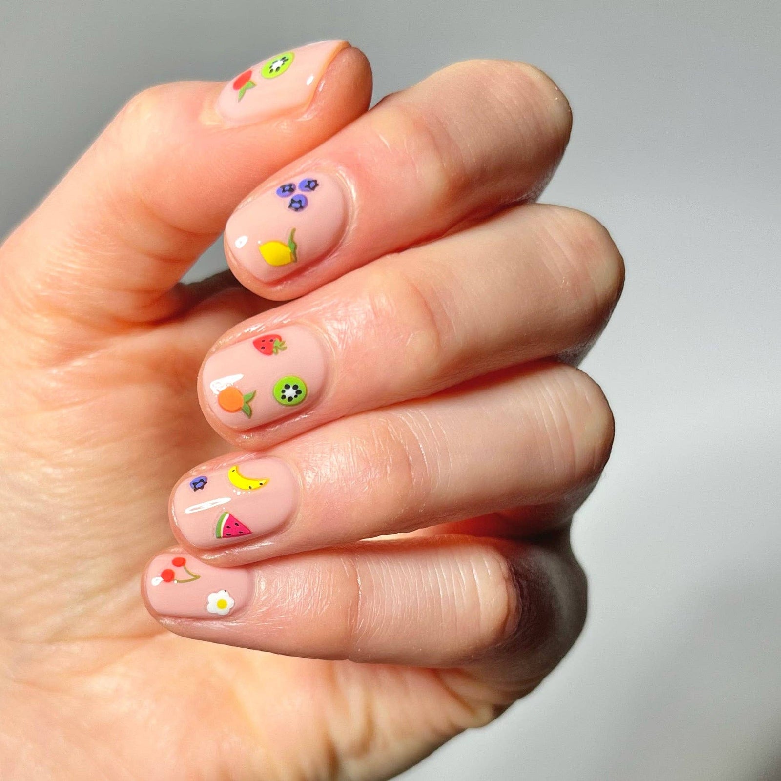 Teeny Fruits Nail Art Stickers