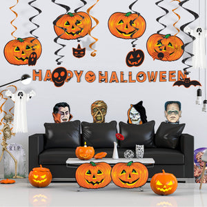 90s Halloween Jack-O-Lantern Cutouts (set of 6!)