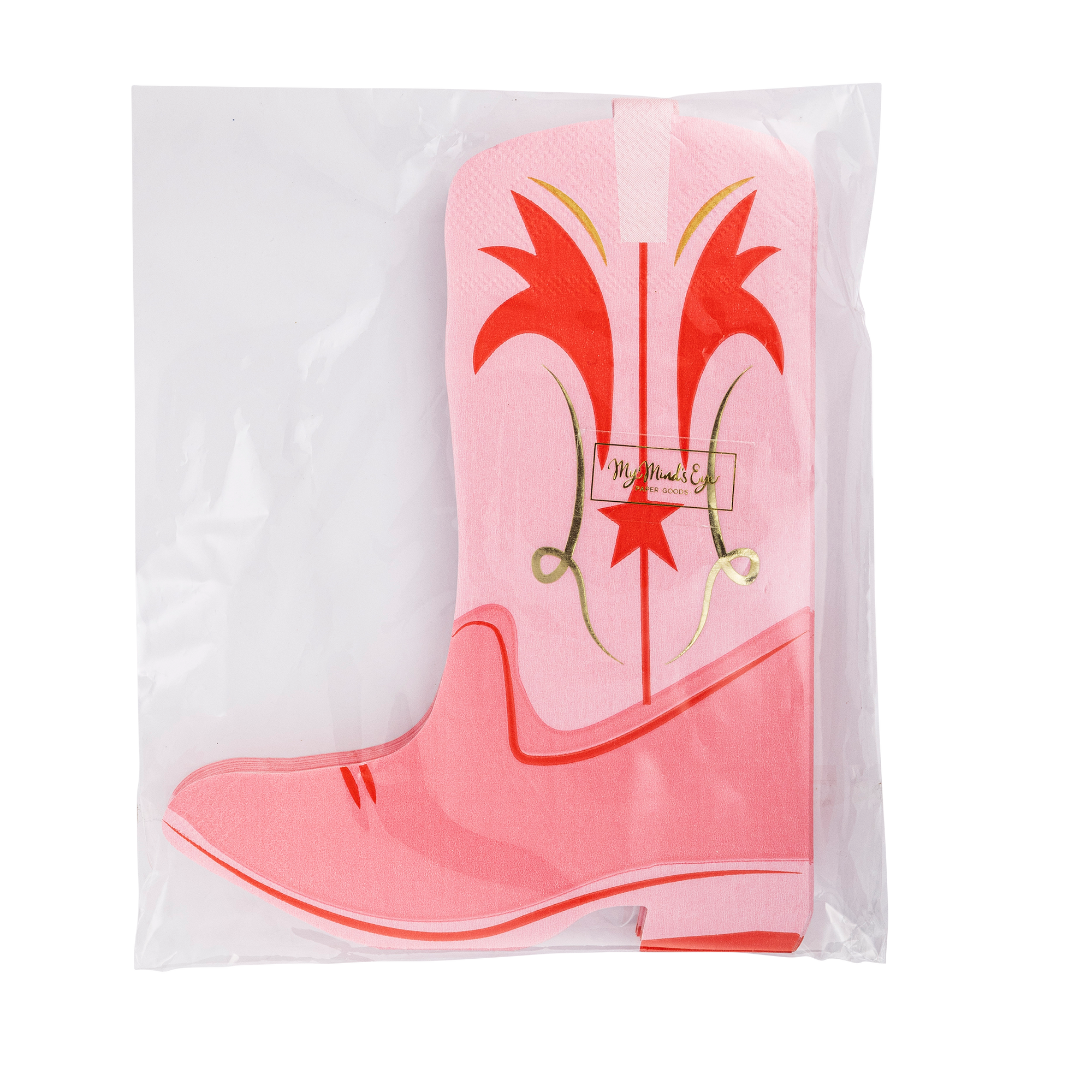 Pink Cowgirl Boot Napkins