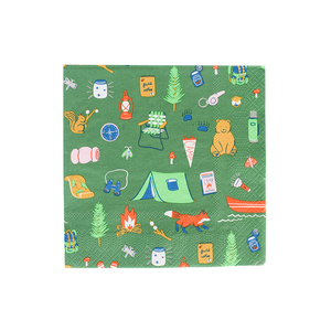 Camp Explorer Patterned Napkins