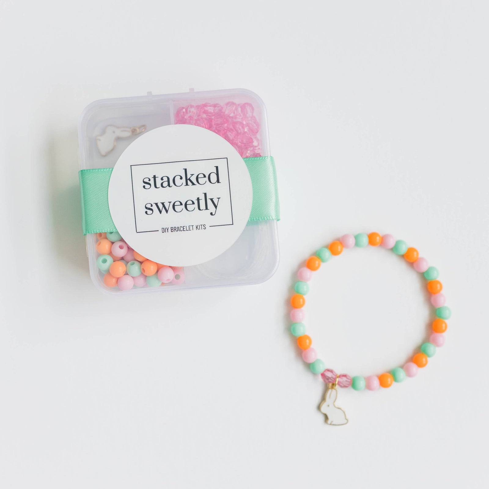 Mini Bunny Love Bracelet Craft Kit