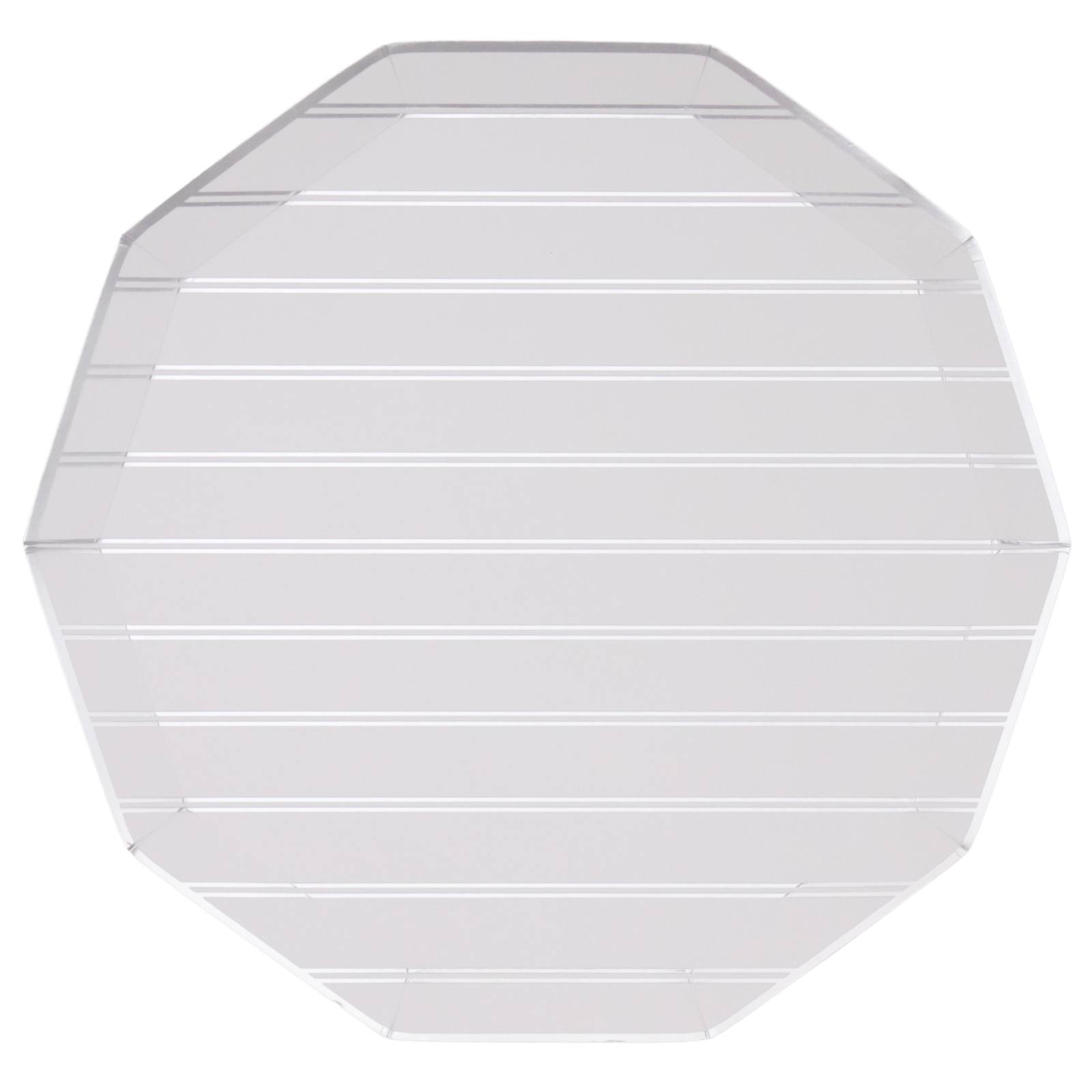 Silver Stripe Dinner Plates