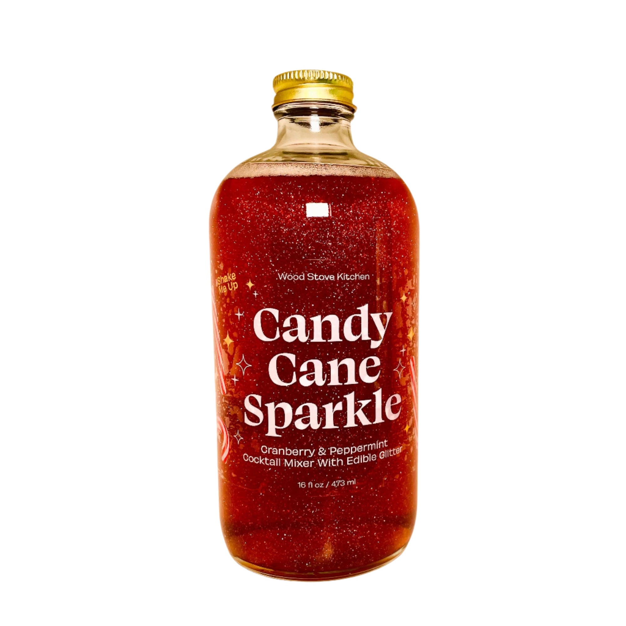 Candy Cane Sparkle Drink Mixer