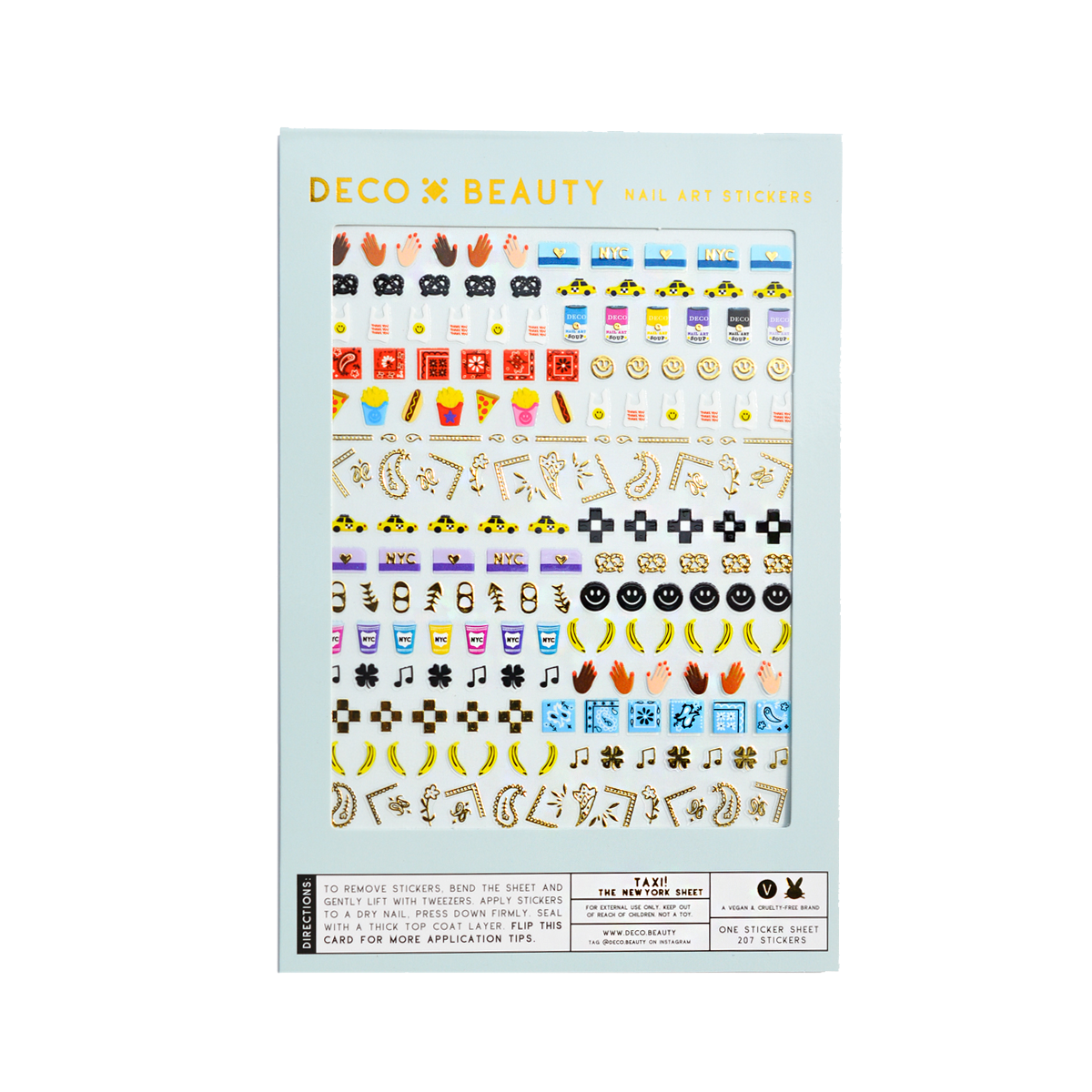 Taxi! (NYC) Nail Art Stickers