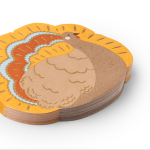 Charming Turkey Thanksgiving Napkins