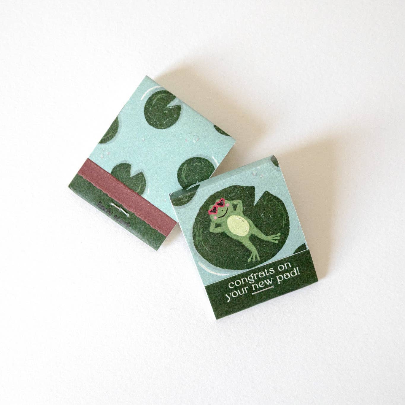 Frog Housewarming Matchbook