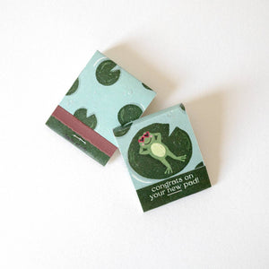 Frog Housewarming Matchbook