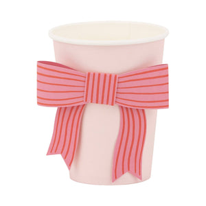 Pink Bow Party Cup