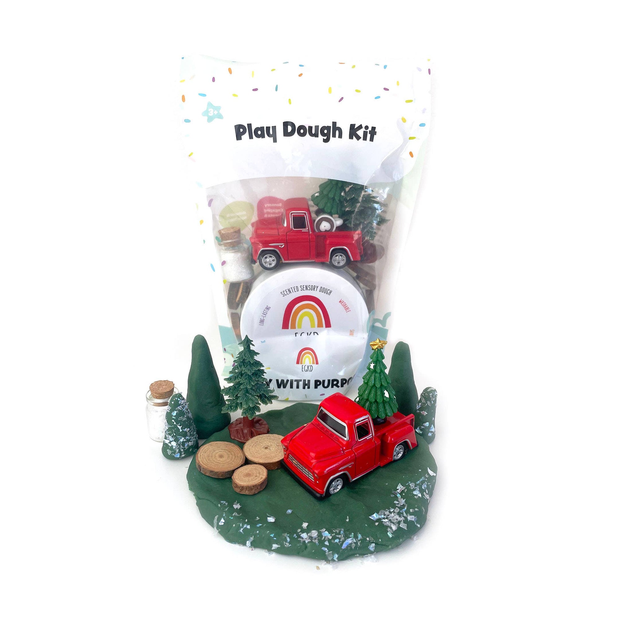 Tree Farm Sensory Play Dough Play Kit