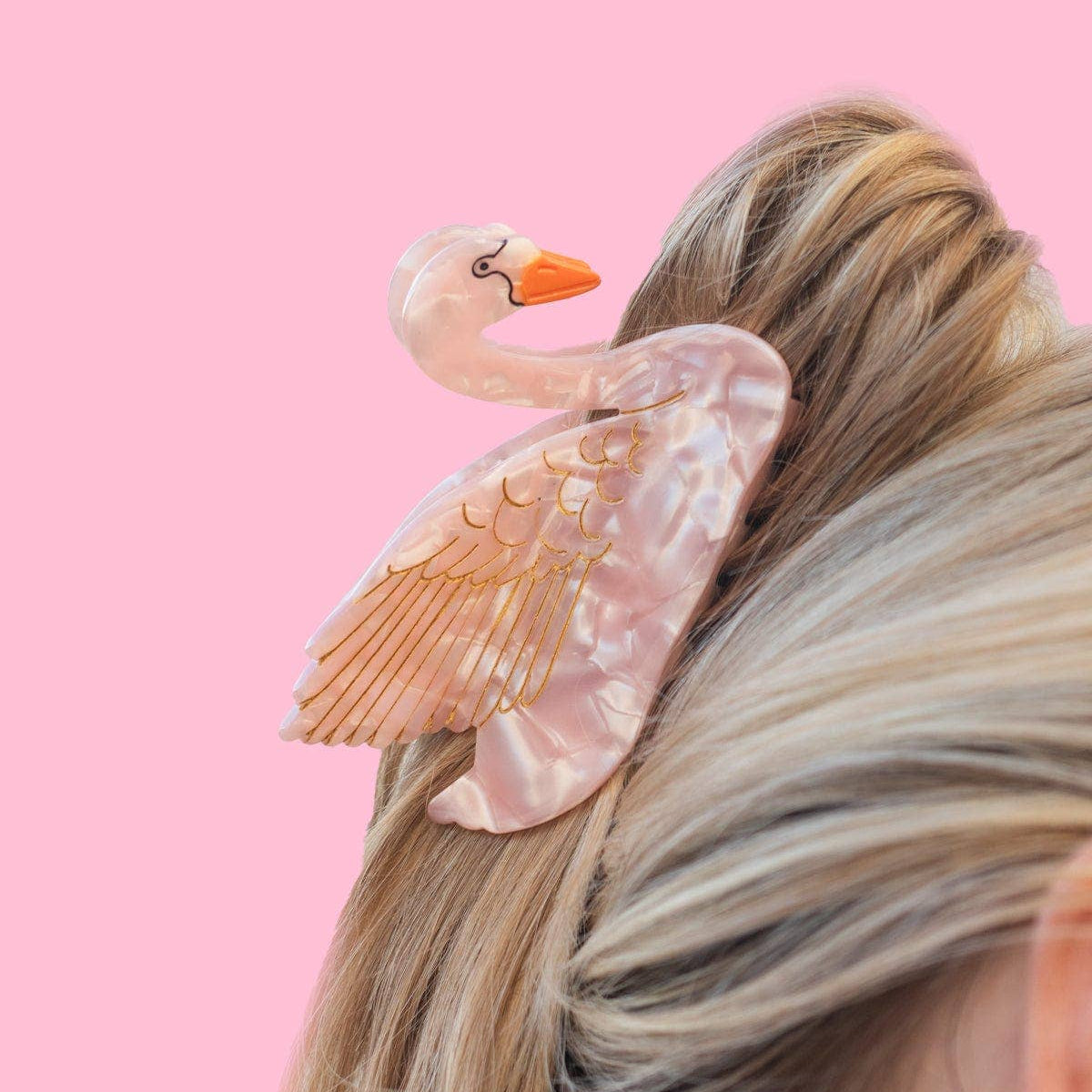 Swan Hair Clip