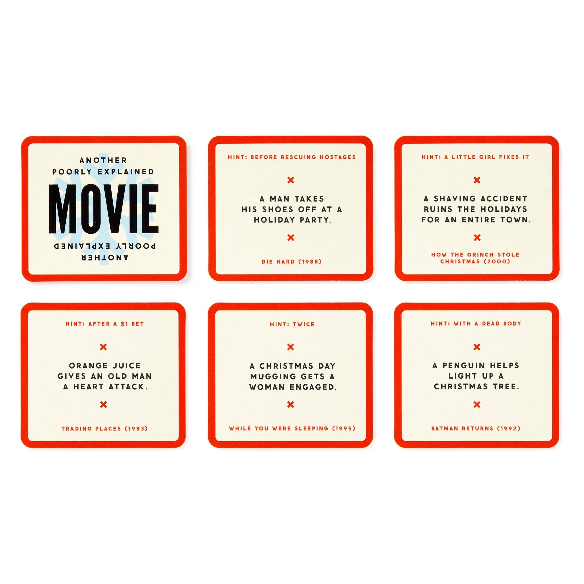 Brass Monkey Mini Poorly Explained Movies - Holiday Edition