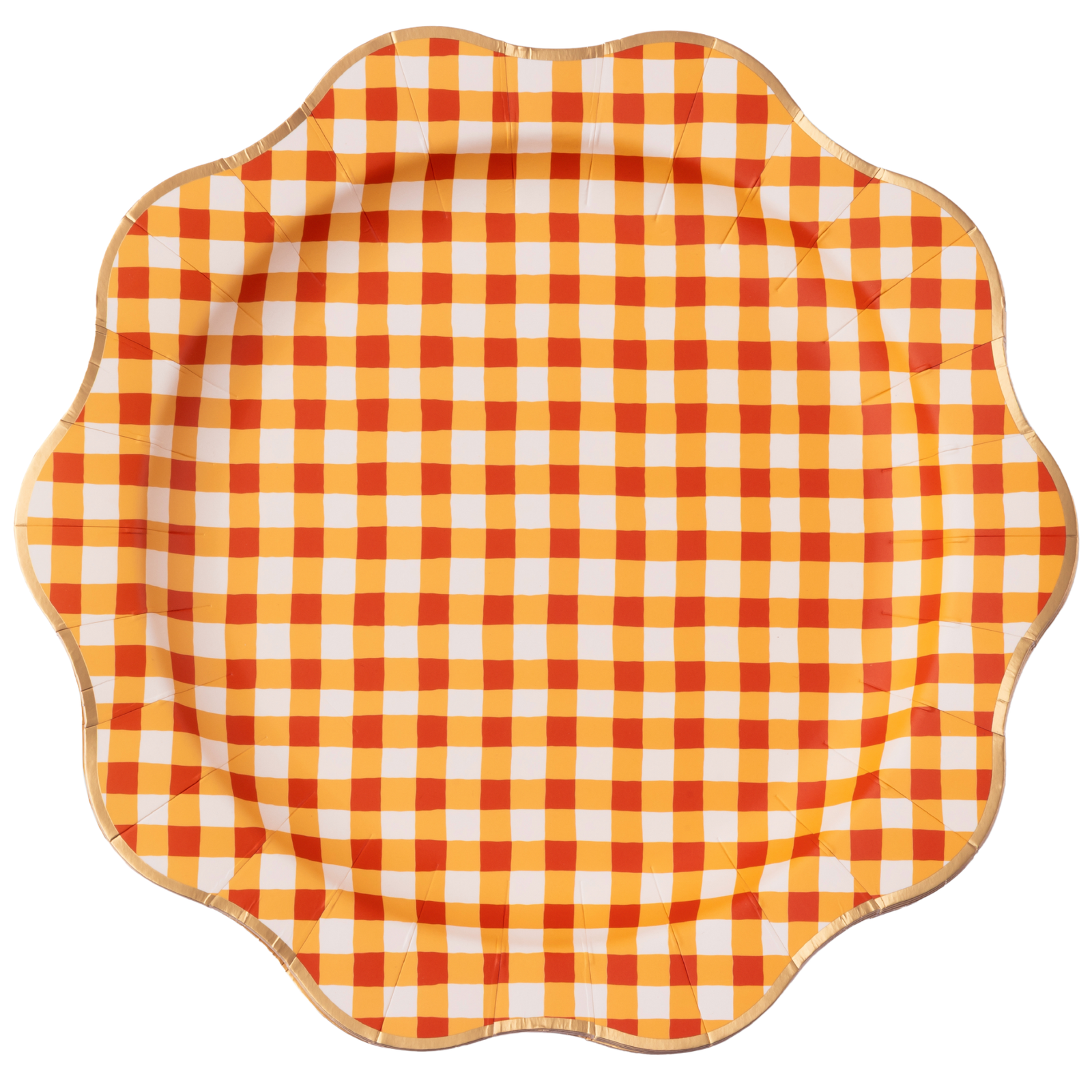 Elegant Fall Plaid Dinner Plates