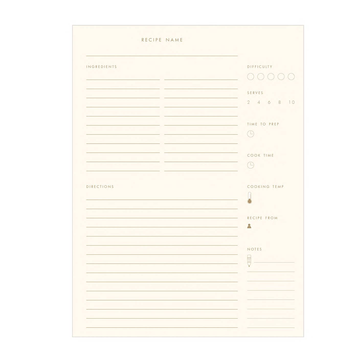 Tried & True Recipe Book