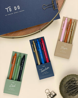 The Teacher Jotter Gel Pen Set