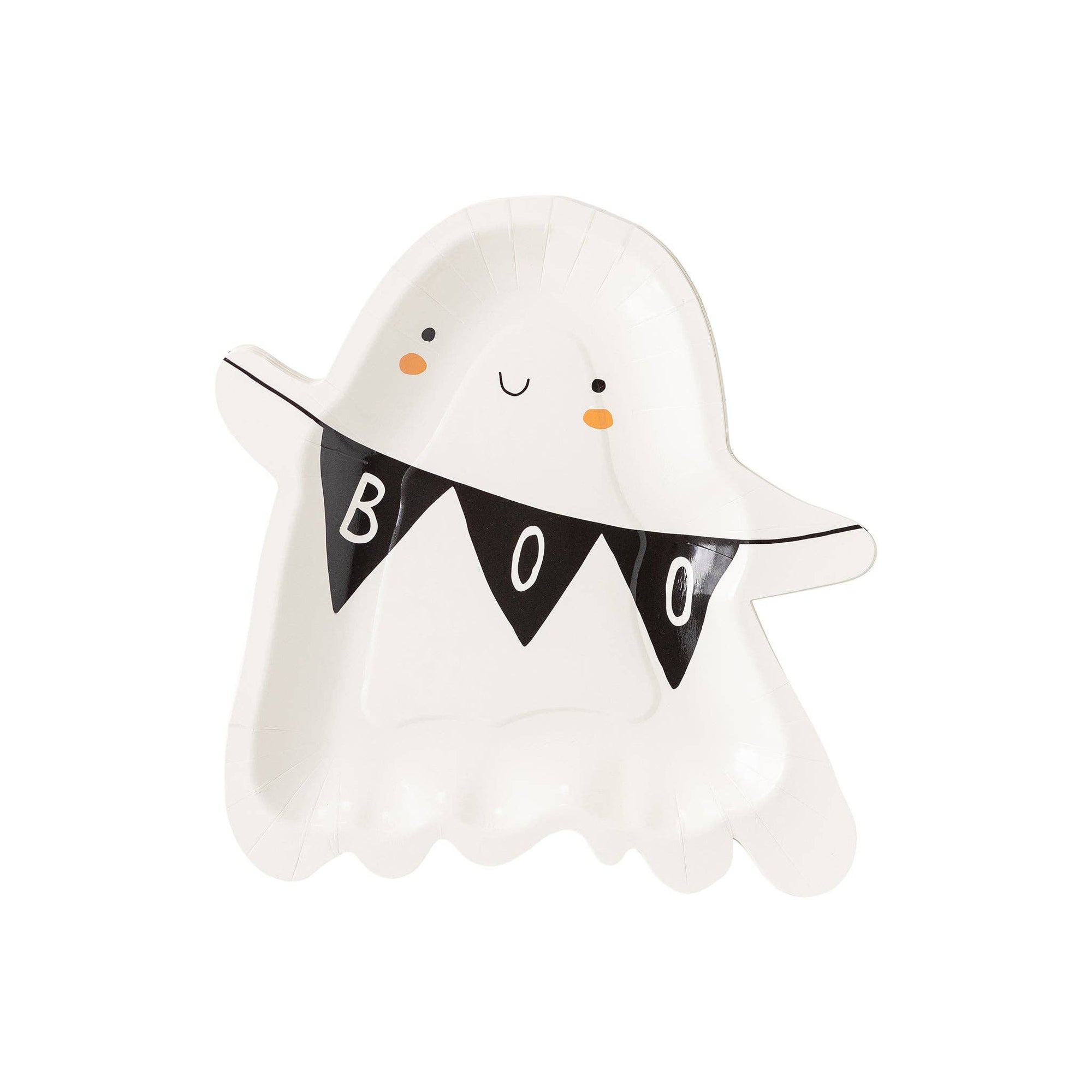 Boo Banner Ghost Plate