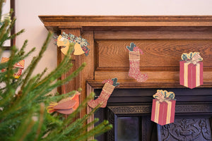 Festive Christmas Sewn Garland