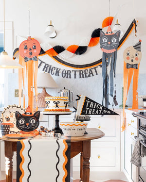 Halloween Tissue Honeycomb Garland Set (set of 3!)