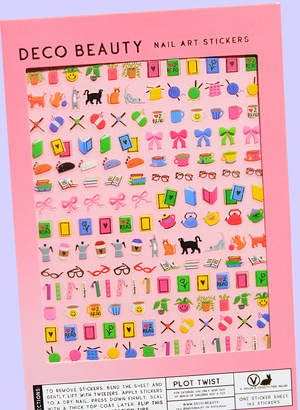 Plot Twist Nail Art Stickers