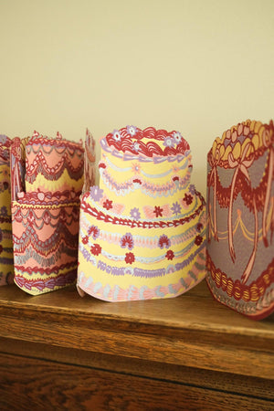 Birthday Cake Concertina Garland