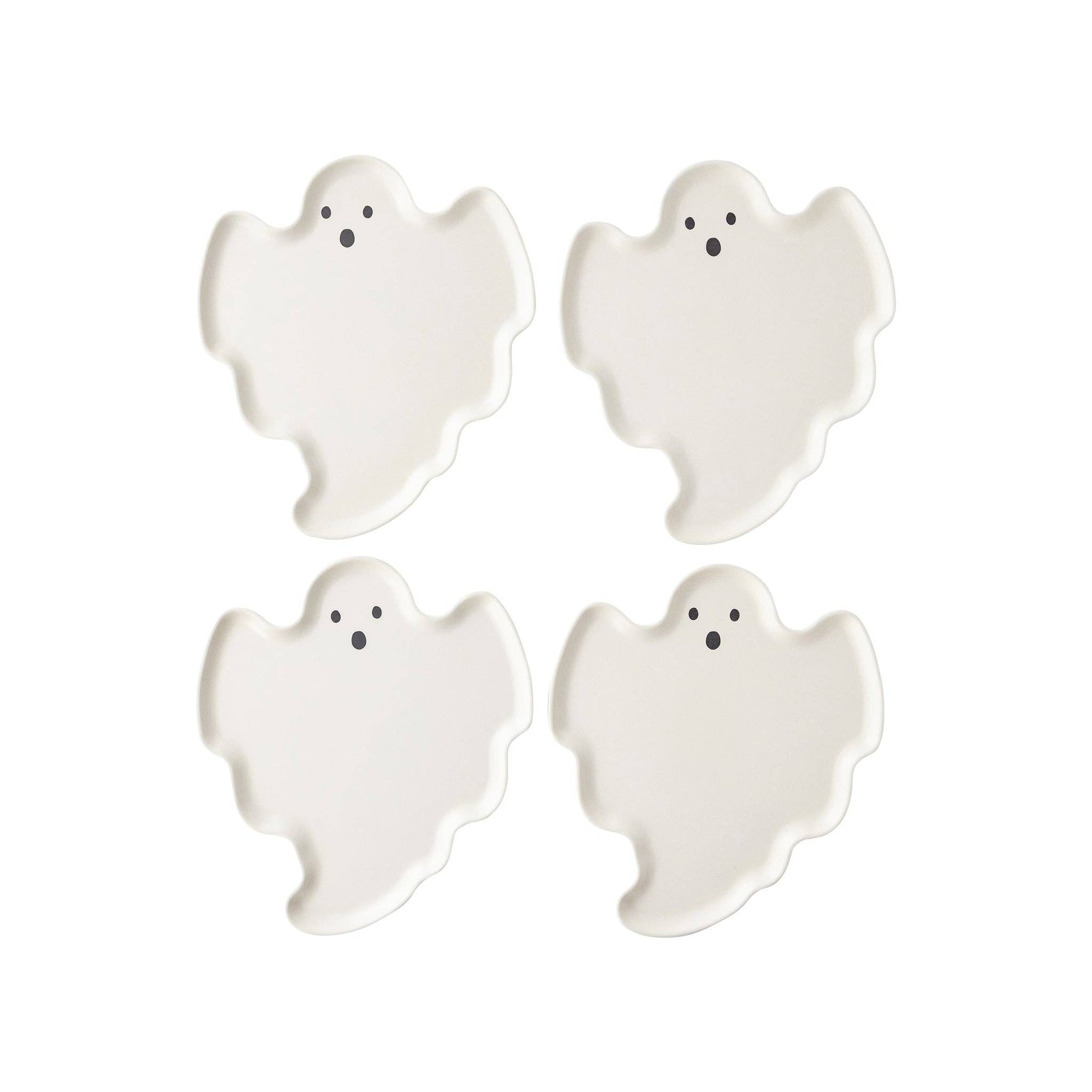 Bamboo Ghost Plate Set (x4)