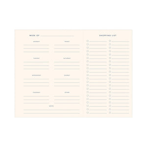 Lemon Pattern Meal Planner