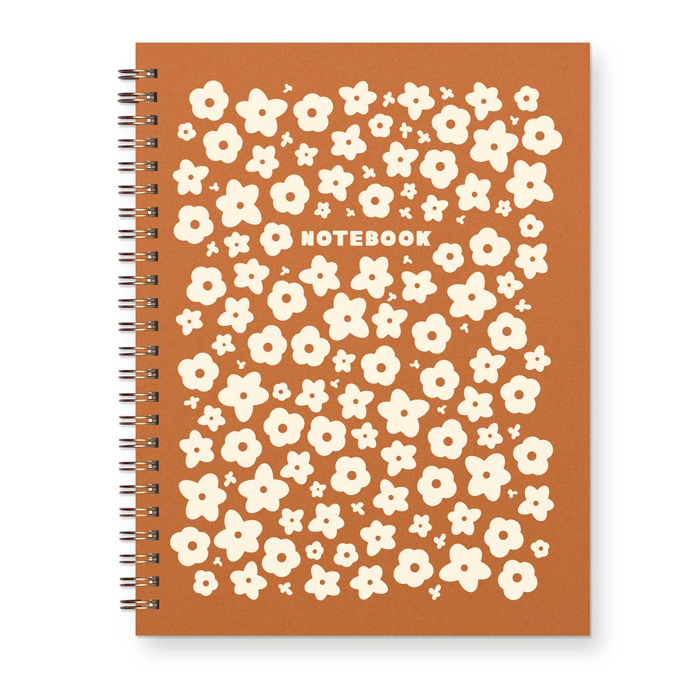 Flower Pattern Journal: Lined Notebook