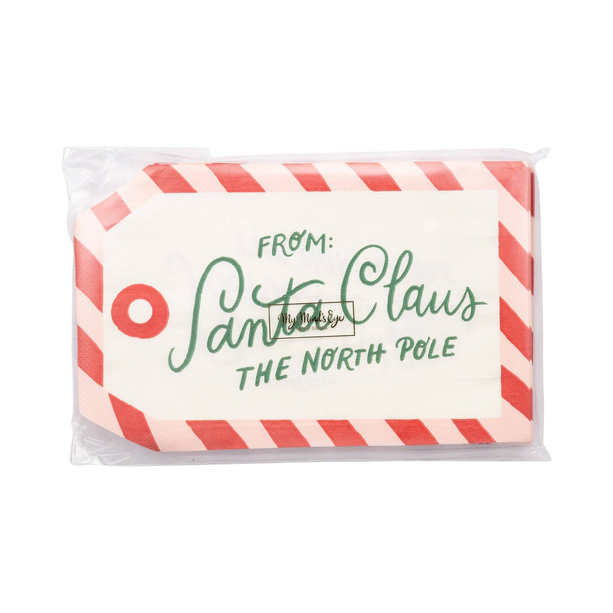 From Santa Claus Tag Dinner Napkin