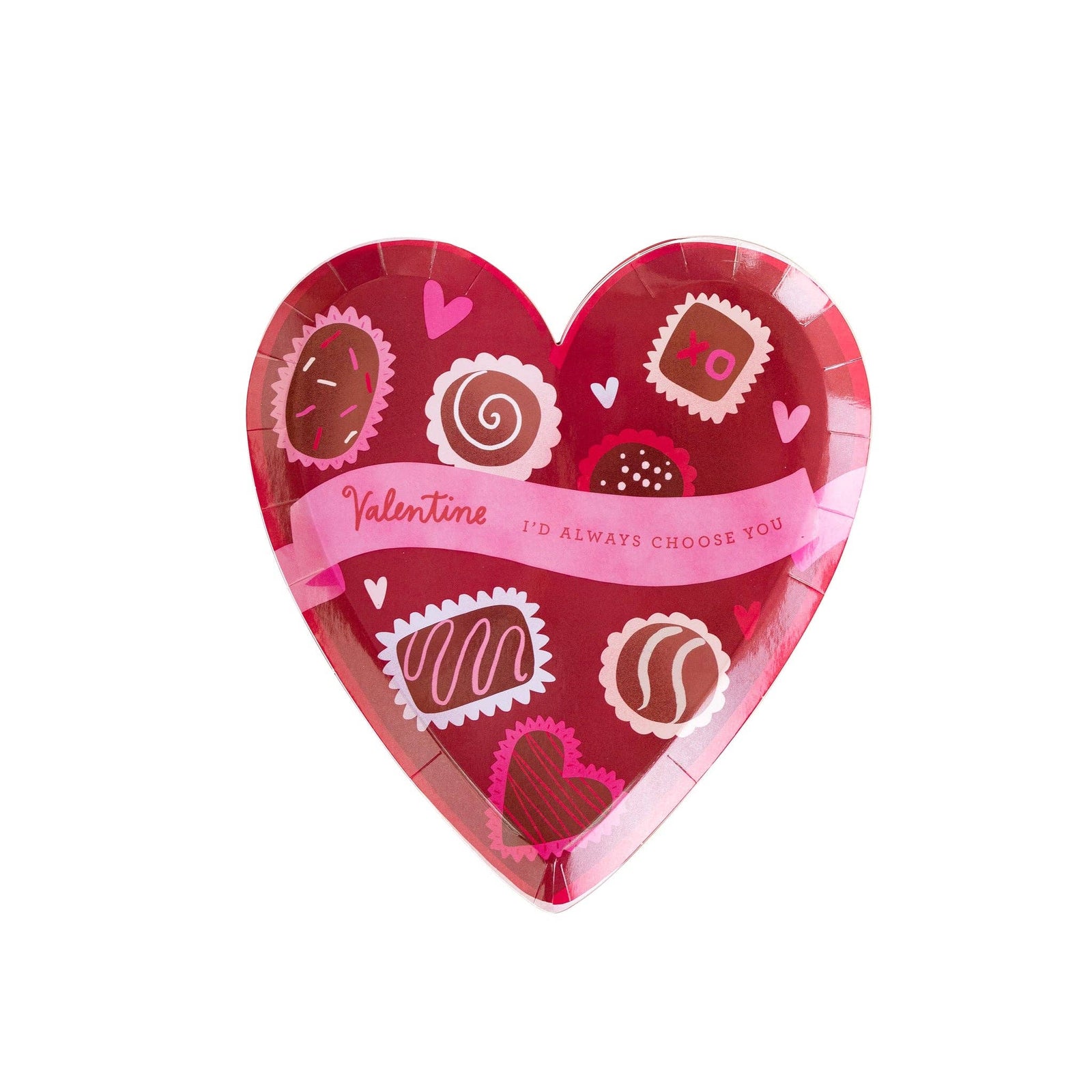 Box of Chocolates Paper Plates