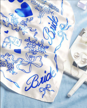 Bride Slik Hair Scarf