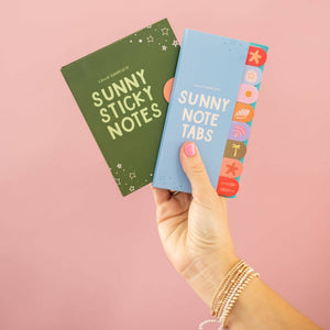 Sunny Beach & Coastal Sticky Notes Set
