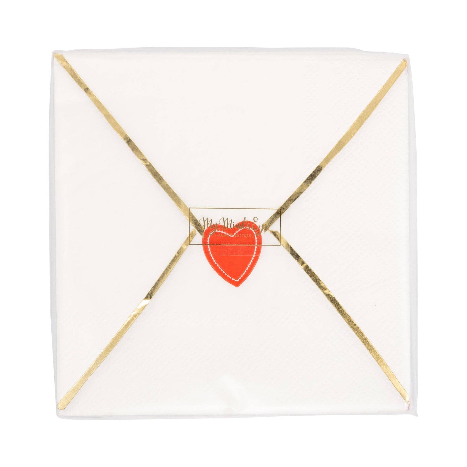 Sealed with a Kiss Envelope Cocktail Napkins