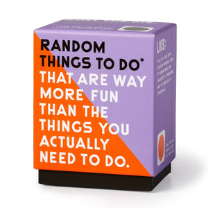 Random Things To Do Box