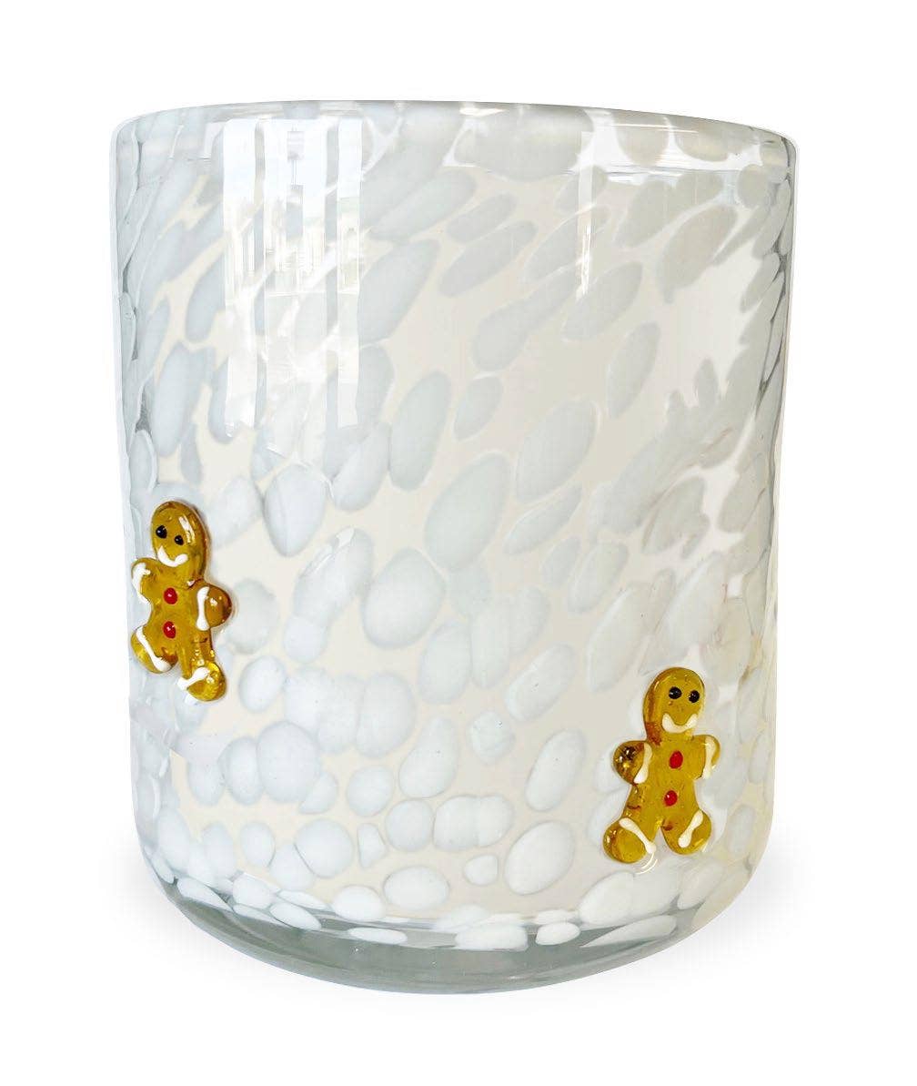 Oh Snap Gingerbread Man Candle