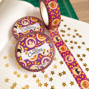 Spooky Cookies Glitter Washi Tapes