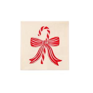 Peppermint Bow Cocktail Napkins