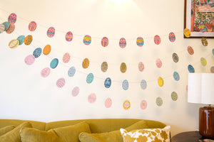 Easter Egg Sewn Garland