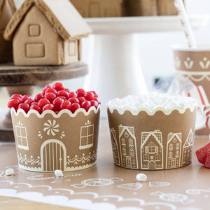 Gingerbread Jumbo Baking Food Cups