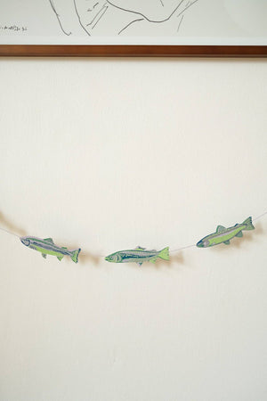 Tasty Anchovies Sewn Garland