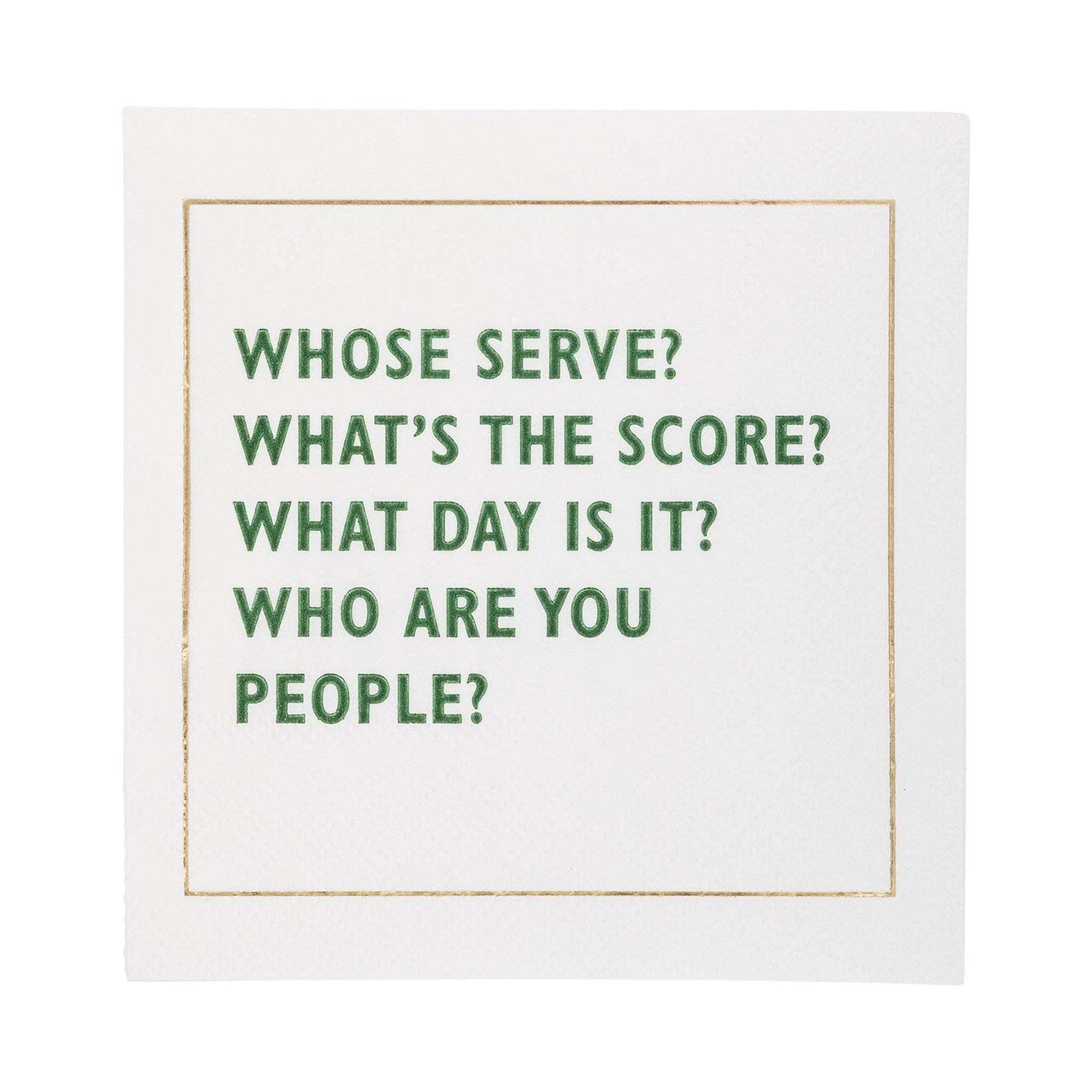 Pickleball Sayings Napkins